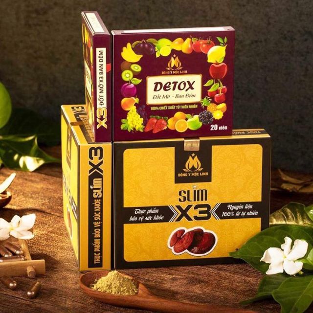 Viên Uống Hỗ Trợ Giảm Cân X3 Detox 1
